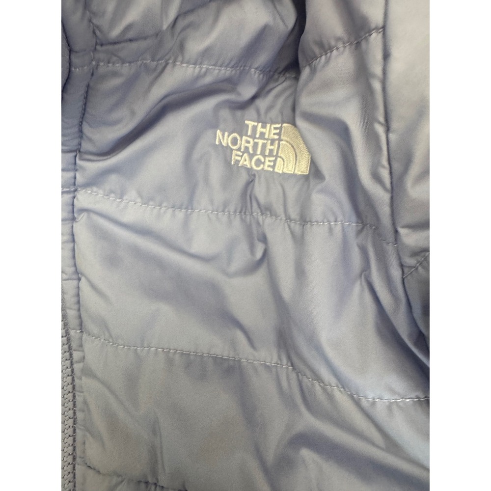 The North Face Toddler Reversible Andes Puffer Jacket Purple Lavender 5T Winter - Picture 6 of 8